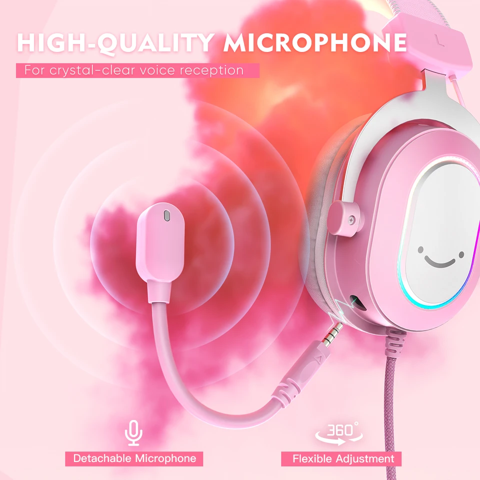 Cuffie Gaming FIFINE Con Microfono - USB E Jack 3.5mm, Audio Surround 7.1, RGB Per PC/PS/Xbox - Foto 8