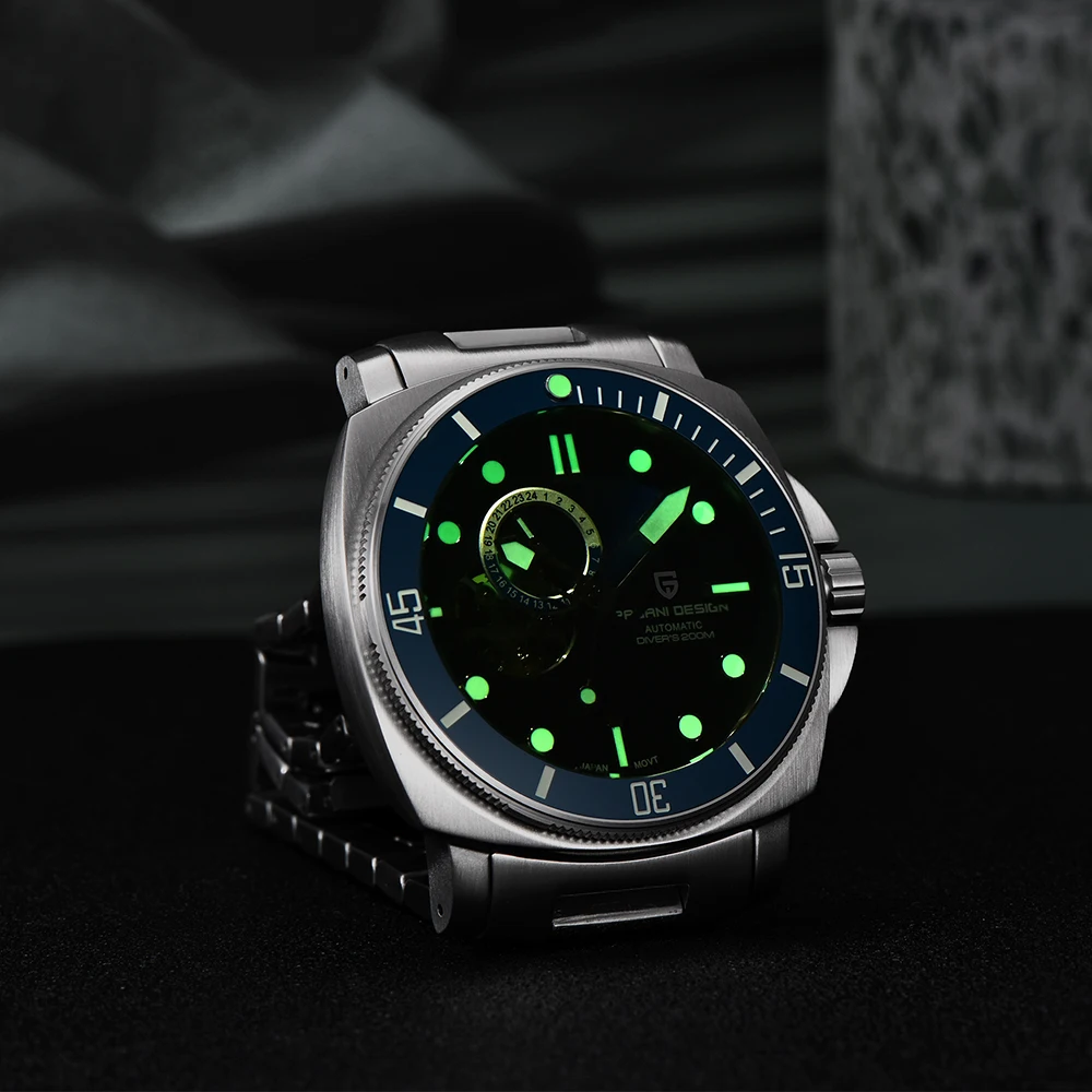 PAGANI DESIGN Luxury Men Mechanical Watch Fashion Sapphire 200M Waterproof Automatic Wacth for Men Timecode Relogio Masculino 5