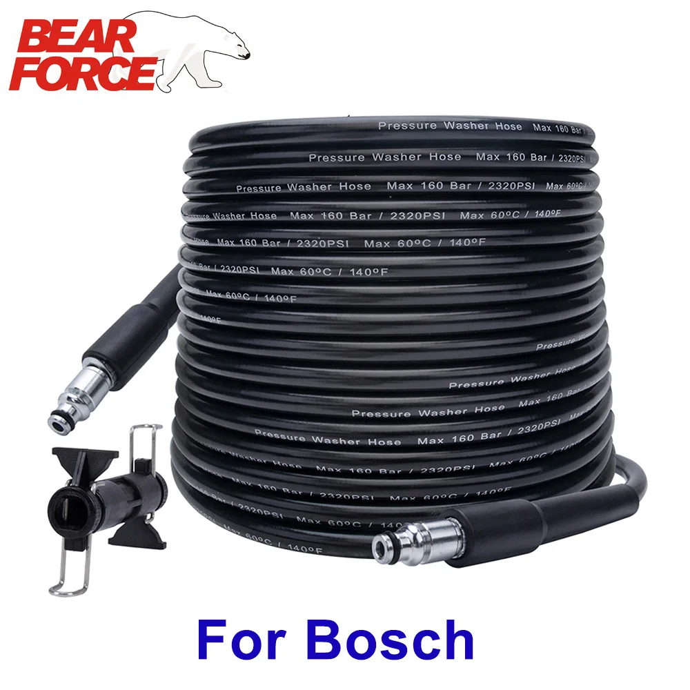 10m Bosch AQT Pressure Washer HOSE Universal Aquatak 160 quick connect