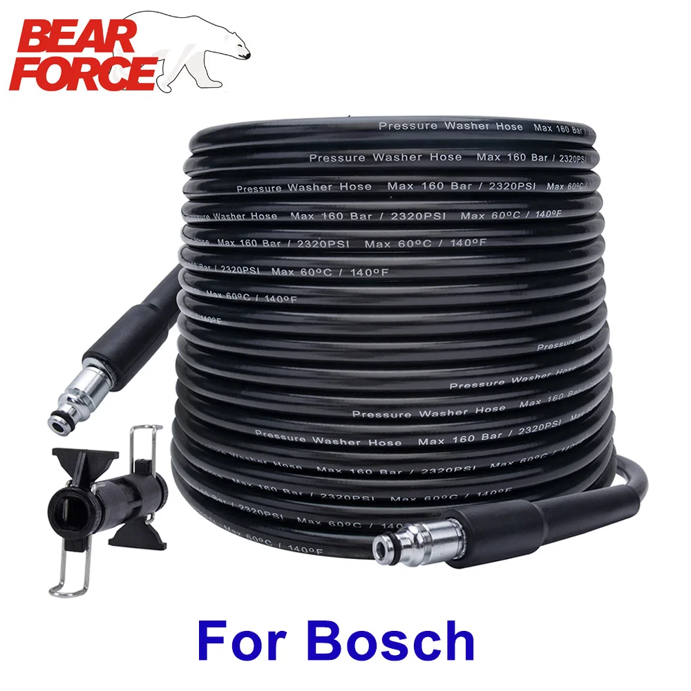 quick connect fittings 8m Bosch AQT Pressure Washer HOSE Universal Aquatak 135 
