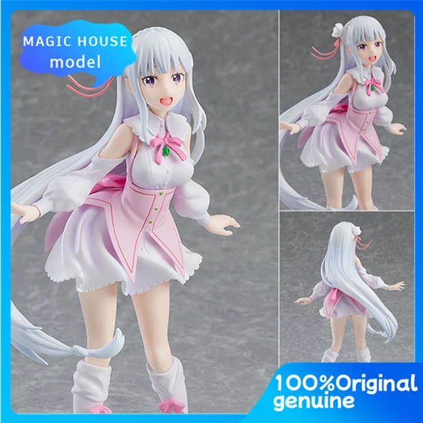 

100% Original POP UP PARADE Re:ZERO -Starting Life in Another World- Emilia PVC Action Figure Anime Model Toys Collection Doll
