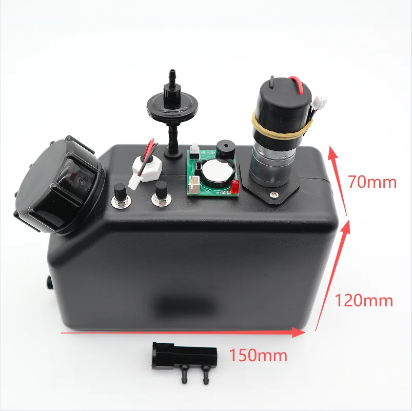 1.5L 잉크 카트리지 탱크 레벨 센서 및 교반 모터 포함 UV 프린터 및 화이트 잉크 탱크 xp600 i3200용