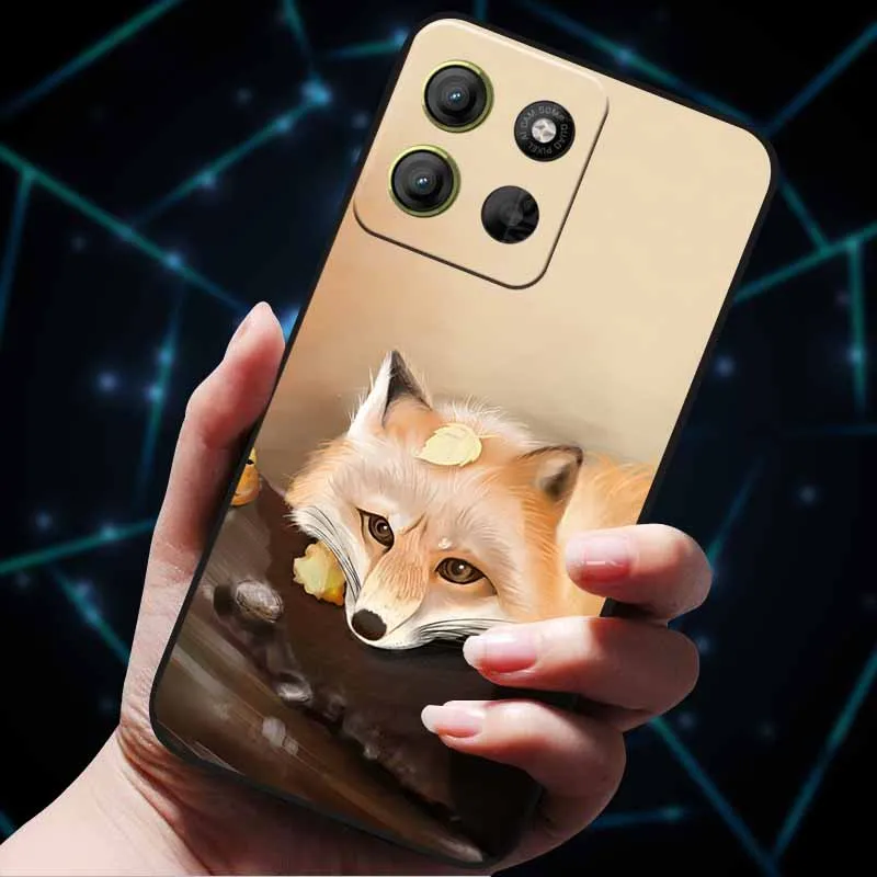 Painted Cats Soft Silicone Lovely Back Case - Cute Cat Design Phone Cover