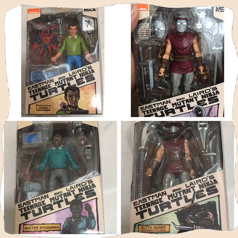 

Originate NECA Figure Kirby Foot Ninja Baxter Stockman Elite Guard Anime Action Figure Statue Model Doll Kid Toy Gifts