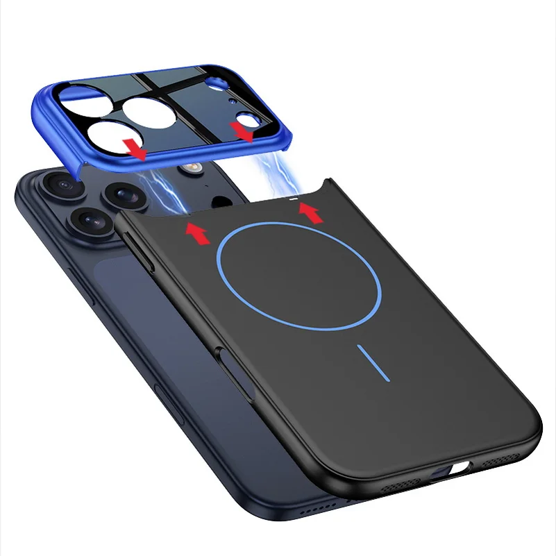 Dual-Tone Magnetic Circle Case with Enhanced Camera Protection