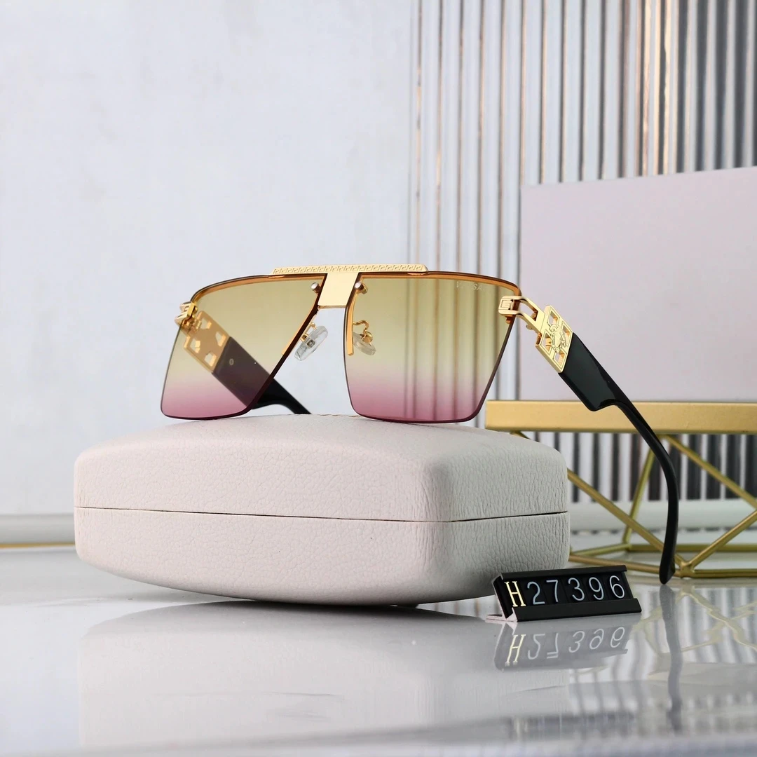 

New 2023 Fashion trend sunglasses Women men rectangular designer luxury neutral sunglasses classic vintage outdoor goggles