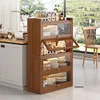 Nordic Floor-standing Kitchen Cabinets for Small Apartment Kitchen Storage Cabinet Modern Minimalist Household Cupboard Storage 2