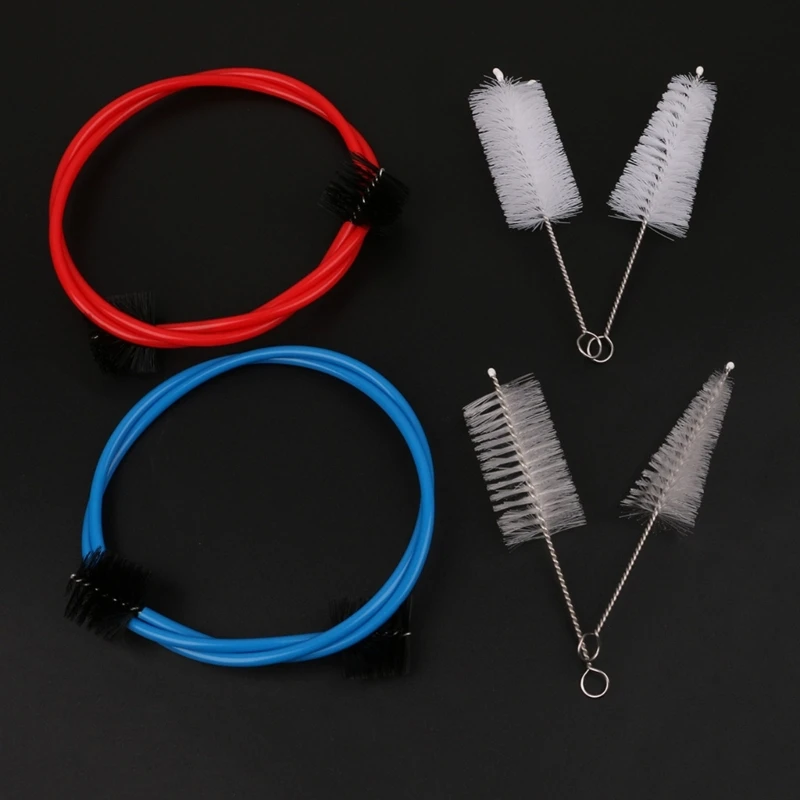 Trumpet Cleaning Care Brasswind Musical Instrument Cleaning Brush Set for trombone Tuba Horn Cornet Junk Clean trumpet cleaning brush