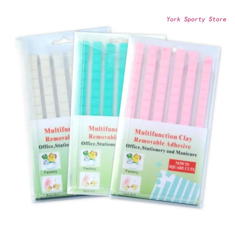96Pcs Adhesive Putty for Nail Tips Practice Holder Reusable Multipurpose Mounting Tacky Putty for Hangs Picture Poster