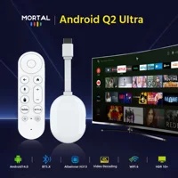 Global Mortal Android 4k Smart TV Stick Q2 Ultra 2GB RAM 16GB ROM  Dual Wifi 6 Multi Language Streaming Media Player TV Dongle
