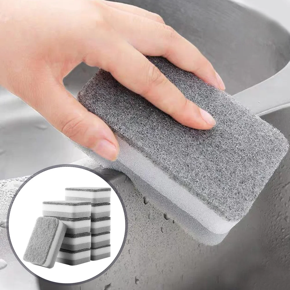 

10 Pcs Cleaning Brush All Purpose Cleaner Scouring Pad Serving Utensils Dish Serving Utensils Kitchen