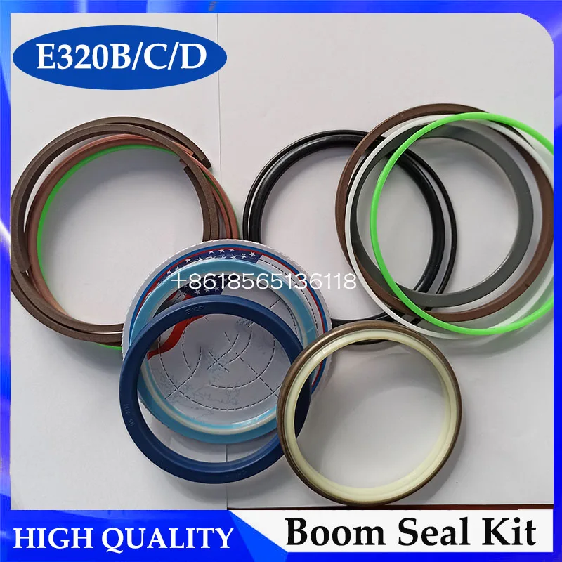 

E320B E320C E320D Boom Seal Kit 247-8878 247-8868 For Caterpillar CAT 320B/C/D Excavator Hydraulic Cylinder Oil Seal Repair Kit