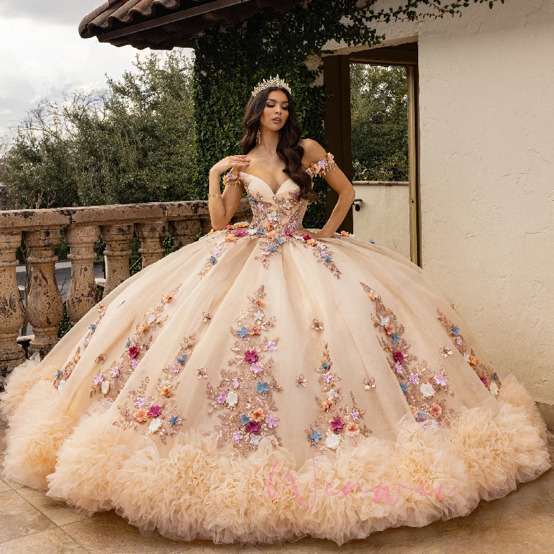 princess polly baby blue dress Customized Magnificent Ball Gown for Birthday Party Flower Quinceanera  Dresses