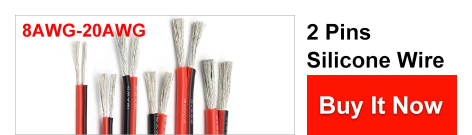 Super Soft Silicone Cable High Temperature Resistant Tin-plated Copper Wire High Current Cable for Battery,Inverter,UPS,etc