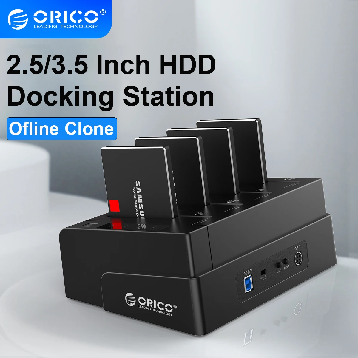 Orico-クローンを備えたハードドライブドッキングステーション