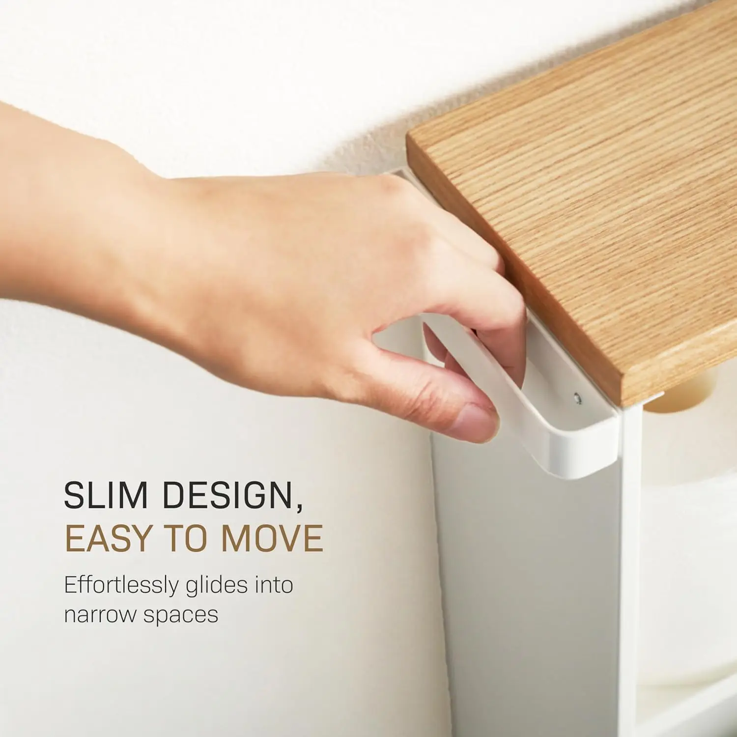 Slim Rolling Bathroom Storage Cart 6