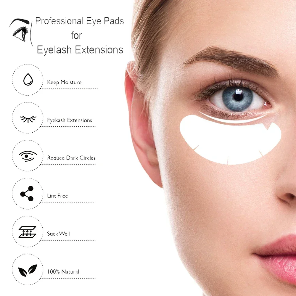 20/50PCS Hydrogel Gel Eye Patches for Eyelash Extension V shaped Eyepads Eyelash patch Lash Extension Mask Eyepad Make eyelash patches,eyelash patch,eyelash pads,eyelash extension supplies,eye patches
