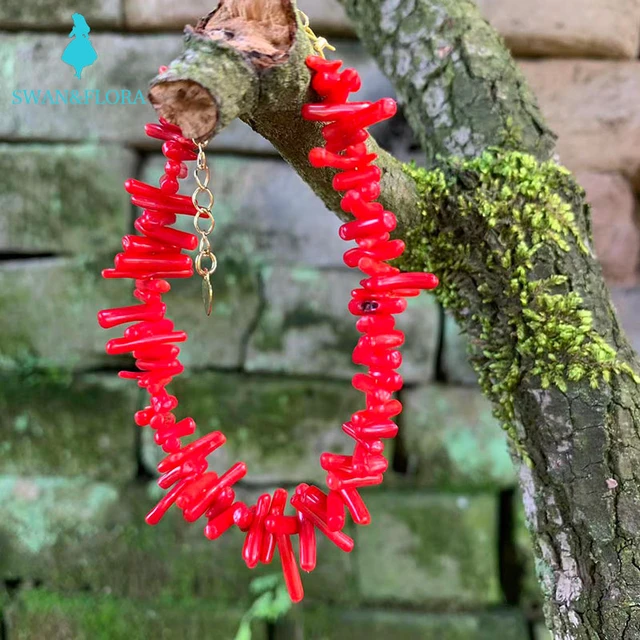 Coral Bracelet Fine Jewelry  Coral Natural Stones Bracelet