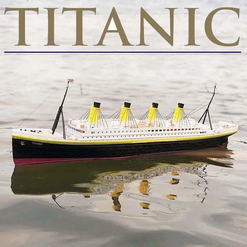 Remote Control Titanic Ship Cruise Ship Water Toy Model Diy Assembly Electric Toy Rc Cruise Ship Model Ornament Outdoor Toy Gift 2