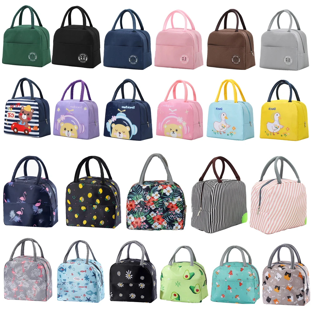 Insulated Lunch Bag Insulation Bento Pack Aluminum Foil Rice Bag Meal Pack Ice Student Bento Lunch Handbag Insulation lunch bag lunch cooler bag cooler bag insulated foil bag