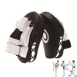 Curved Boxing Mitts Focus Punching Mitts Muay Boxing Pads Leatherette Boxing Training Hand Pads MMA Karate Training Equipment