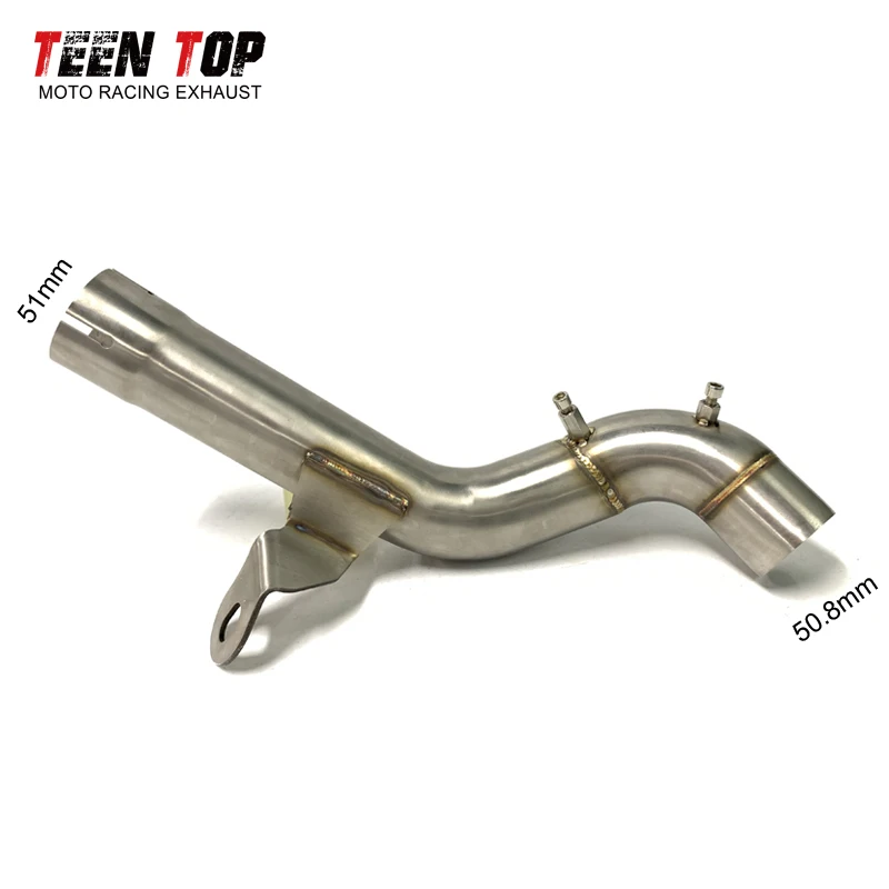 For BMW F750 850GS ADV Exhaust Connect Link Tube 2018-21 Motocycle Exhaust Steel Silencieux Moto F650 700 800 GS ADV Middle Pipe - Image 3
