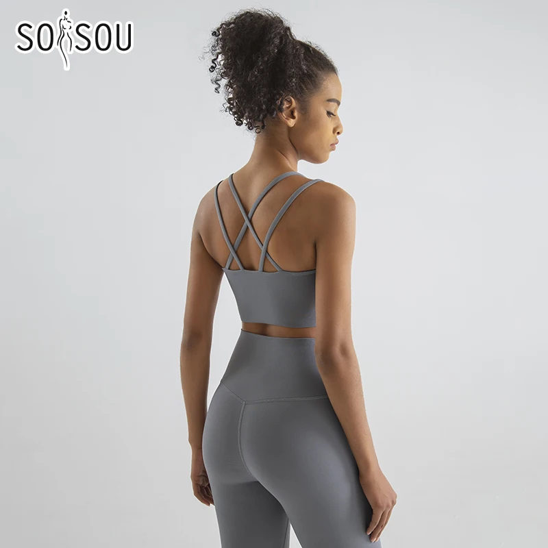 Women Yoga Set Nylon Tracksuit Fitness Gym Two Piece Set Sports Bra Leggings