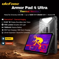 【2024 New】Ulefone Armor Pad 4 Ultra 5G Rugged Tablet  Thermal lmaging 10.36″2K Up to 16GB RAM 256GB ROM Android 14 11800mAh