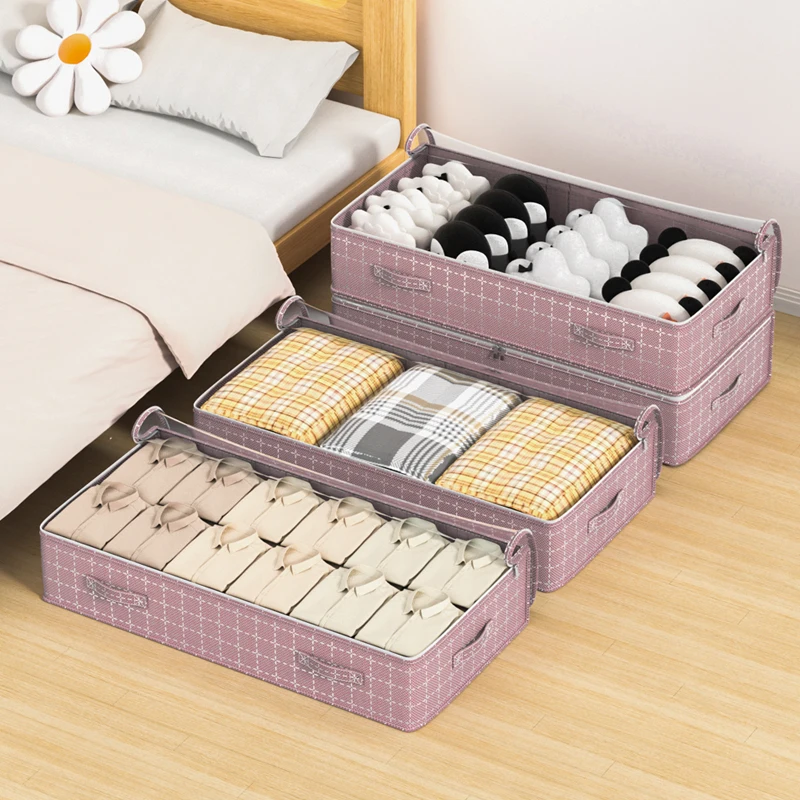 Large Bed Bottom Storage Box Foldable Clothing Quilt Storage Bag Household Dust and Moisture Bedroom Toy Sundries Organizing Bag 5