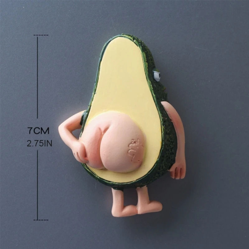 Refrigerator Magnets Fruit Banana and Avocado Funny Magnets for fridge Whiteboards Home Decoration magnetic fridge magnets magnetic fridge stickers refrigerator decor