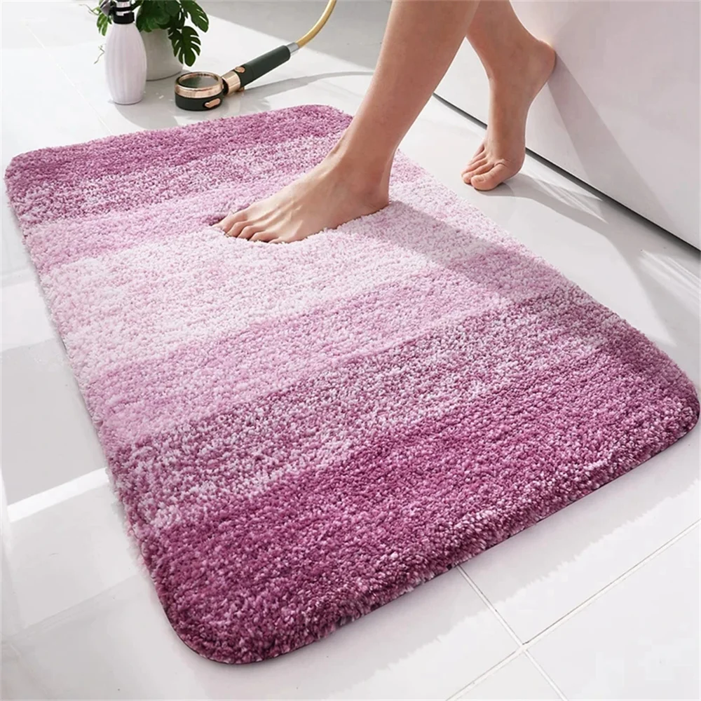 Homaxy Tappeto Da Bagno In Ciniglia 60x120 Cm Beige – Morbido, Antiscivolo E Assorbente, Lavabile In Lavatrice, Ideale Per Doccia E Vasca