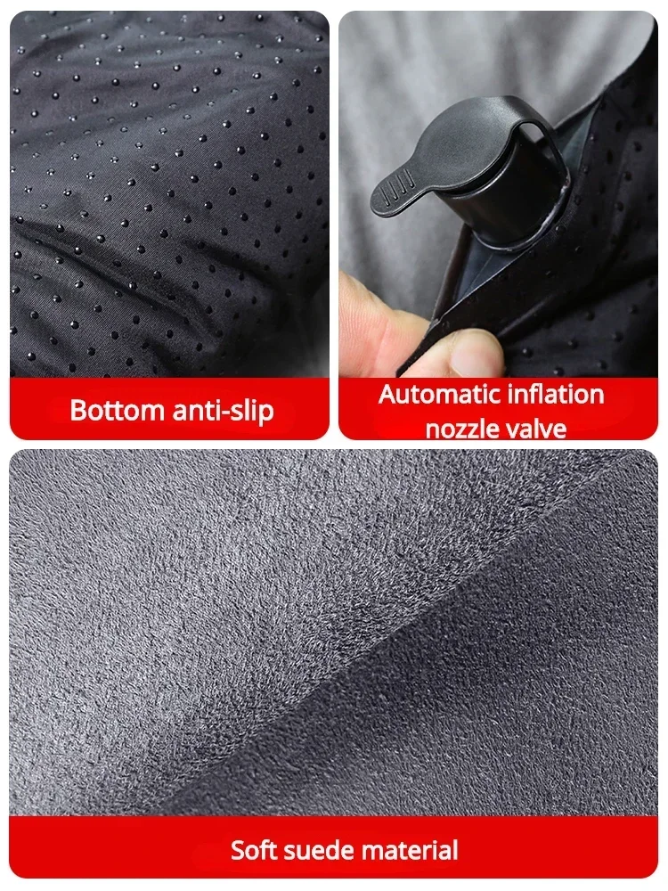 For Changan Deepal S07 Inflatable Car Bed Outdoor Air Mat Suede Camping Bed Cover Car Travel Sofa Accessories