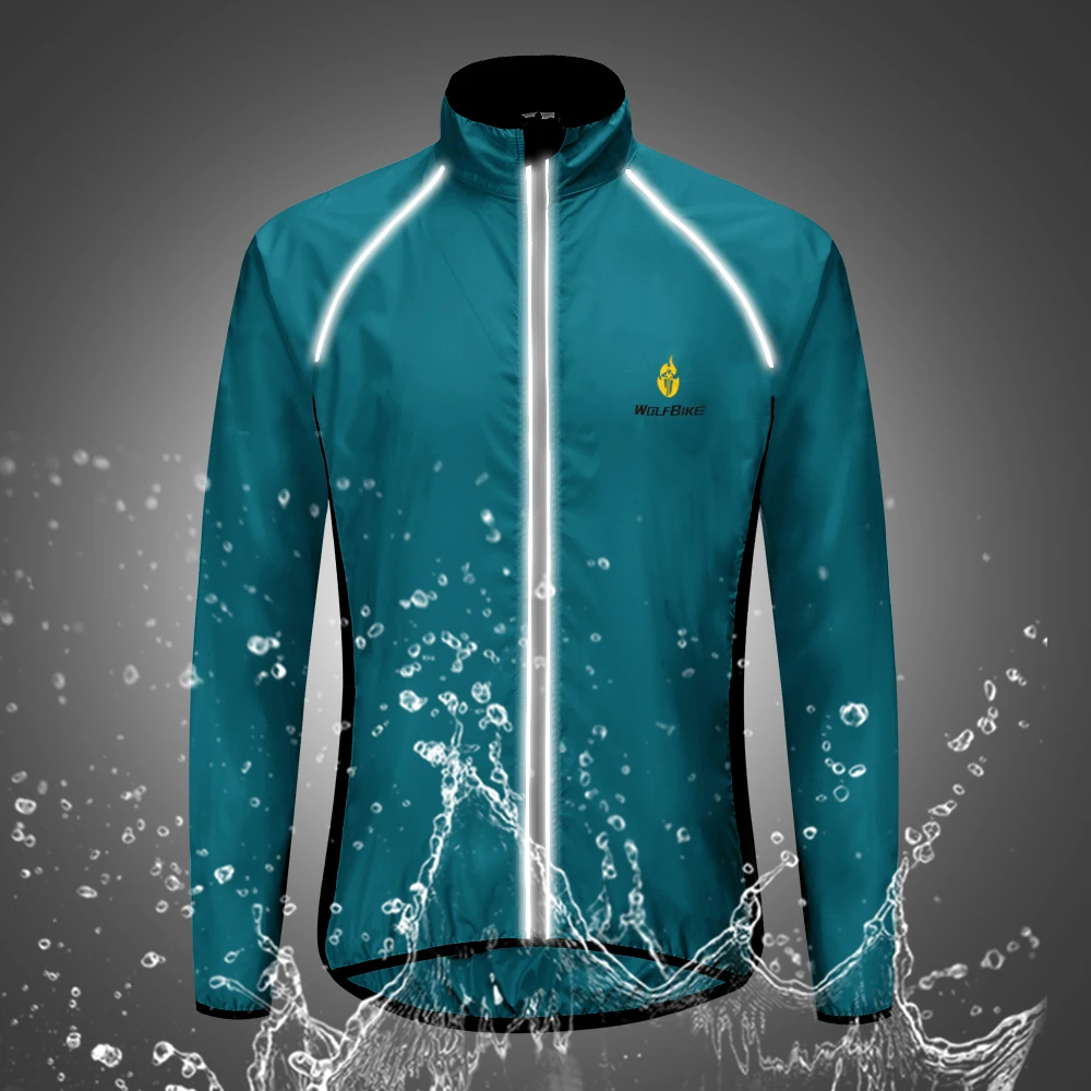 Cycling Jacket Reflective Road Mtb Bicycle Raincoat