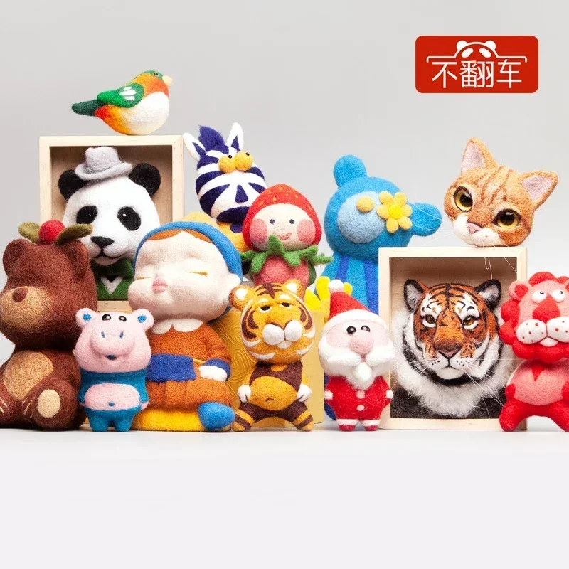 Wool Felt Poke Needle Wool Felt Tool Diy Manual Gift Material Package Felting Pocked Handmade Felting Kit Fieltro