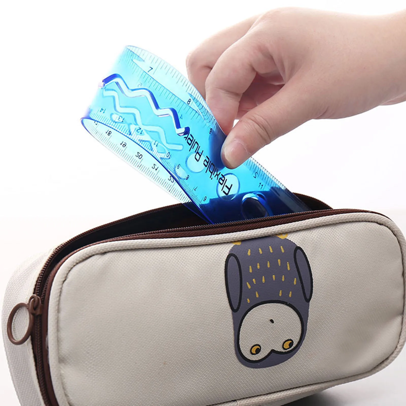 30CM Flexible Curve Ruler Drafting Drawing Measure Tool Soft Plastic Shatterproof Straight Edge Ruler Soft For School