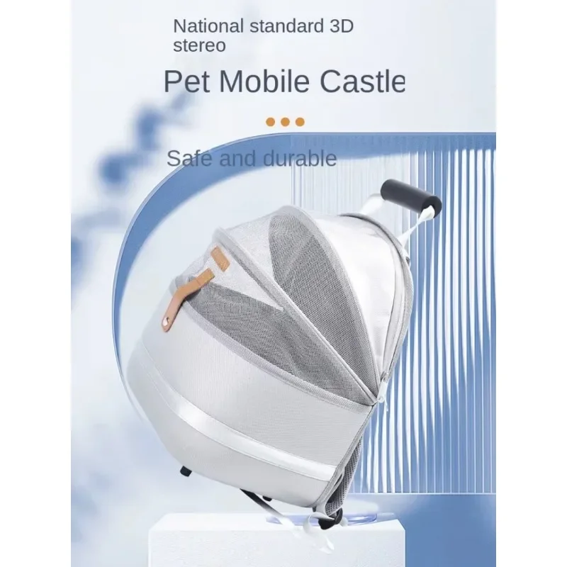 Luxury Dog Designer Pet Cat Carrier Backpack Transparent Portable Spring Summer Cat Got Out Bag Large Capacity Puppy Travel Bag