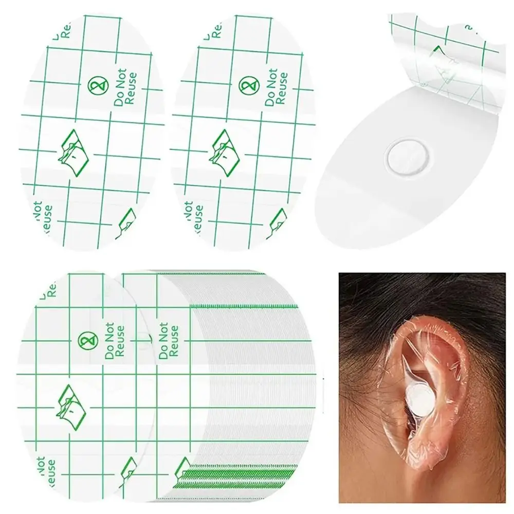 20Pcs 방패 귀마개 방수 귀 패드 베이비 샤워 일회용 Anti-wear 발 스티커 발 뒤꿈치 목욕 수영 커버 수호자