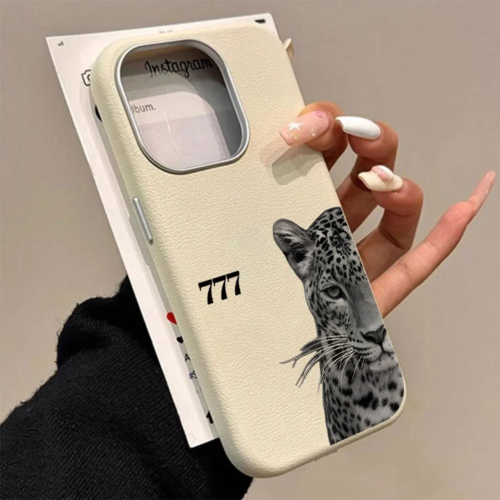 Cool Black Leopard Pattern Shockproof Soft Phone Case
