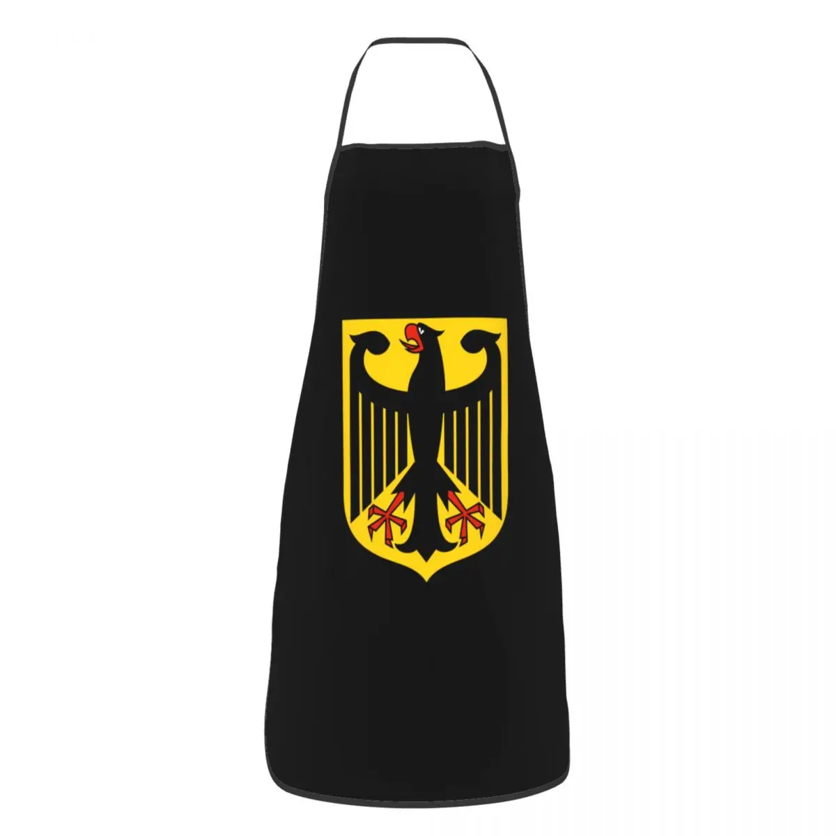 

Custom Bib Coat Of Arms Of Germany Aprons Men Women Adult Chef Kitchen Cooking German Flag Eagle Tablier Cuisine Gardening