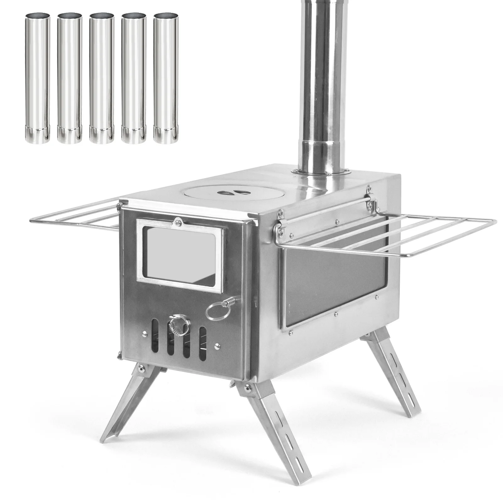 Outdoor Camping Tent Heater Wood Stove 2