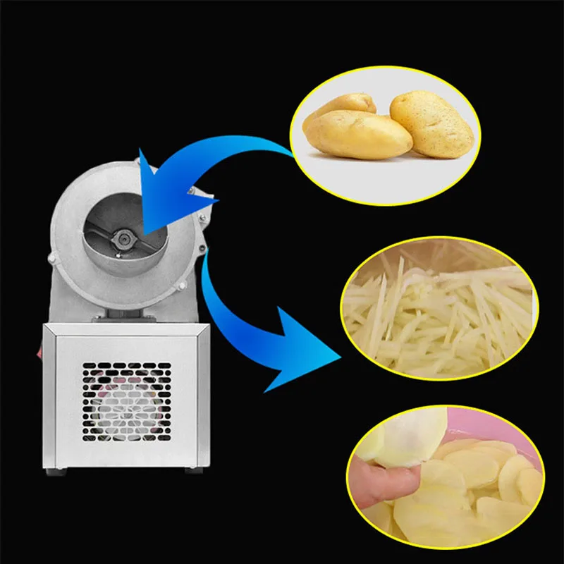Vegetable Slicer Desktop Fruit Slicer Electric Potato Slice Slicer Onion Cabbage Shredder