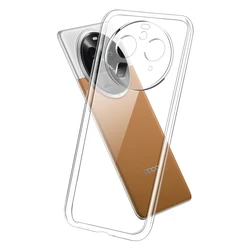 Premium Clear Ultrathin Phone Case - Soft TPU Silicone Transparent Back Cover for OPPO Find X6 (Clear)