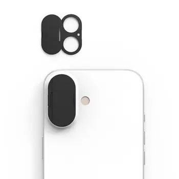 Copertura protettiva per webcam posteriore Adesivo in plastica Copriobiettivo per fotocamera Protezione per la privacy dell'obiettivo del telefono antigraffio per iPhone 16/16Plus