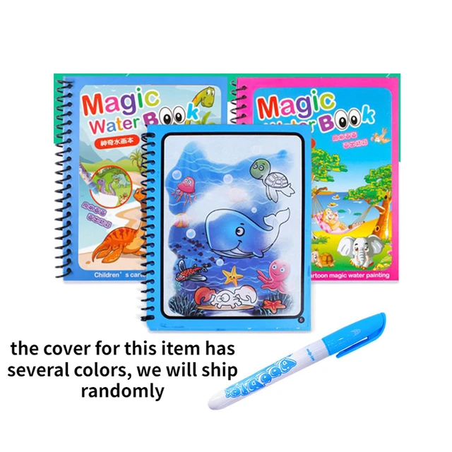 Children Books Paint Magic Water  Coloring Book Kids Drawing Toys -  Education Kids - Aliexpress