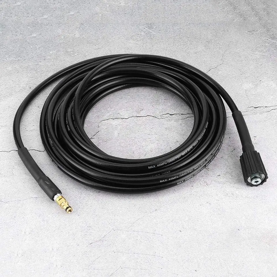 High Pressure Washer Water Hose Durable Rubber Tube