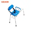 VEVOR Sliding Tub Transfer Bench with 360 Degree Swivel Seat Safety Belt Height Adjustable Bath Chair for Elderly Disabled 330LB 1