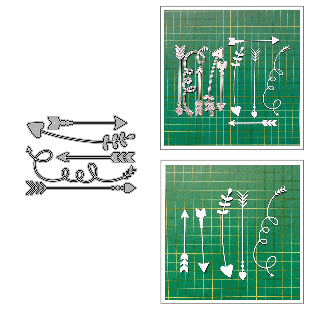 

Creative Arrow Metal Cutting Dies for DIY Scrapbook Album Paper Card Decoration Crafts Embossing 2023 New Dies