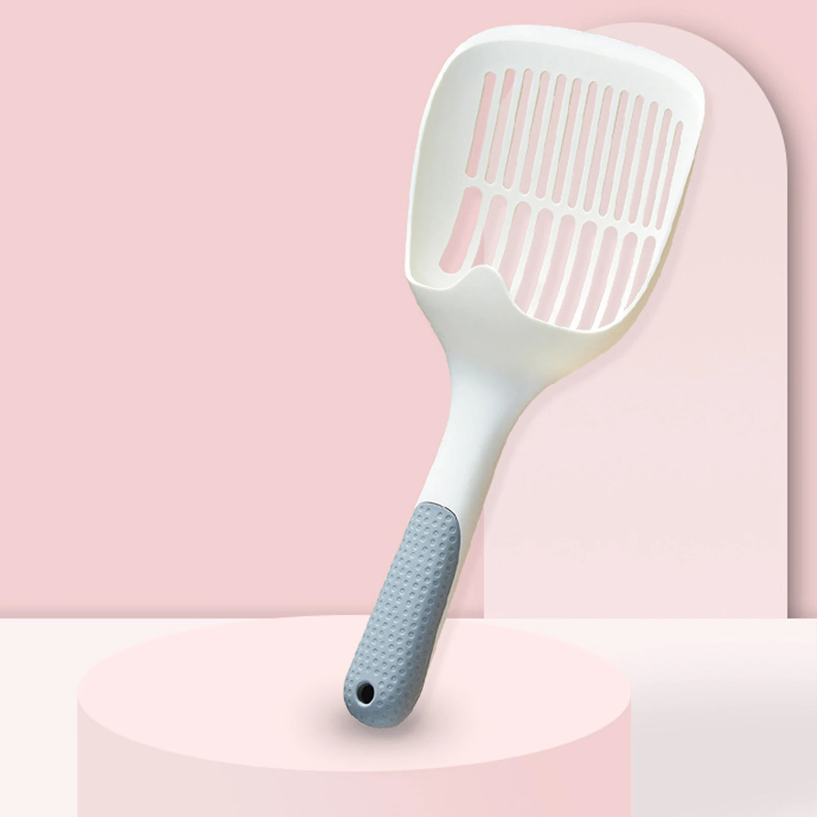 

Cat Litter Scoop, Plastic Pet Scoop, Hollowed Out Large Long Handle, Sand Cleaning Products for Cats Pet Accessories