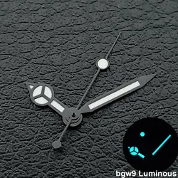 Silver/Gold/Rose Gold Watch Hands with Green Cyan Luminous Finish - Premium Timepiece Accessory (20)