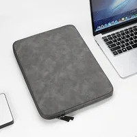 11 13 14 15 Inch Laptop PU Leather Protective Tablet Bag Computer Pouch Case Storage Bags Slim Laptop Sleeve for Macbook Perfect - Image 6